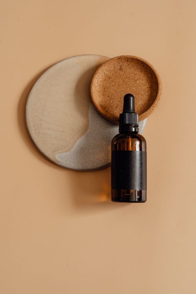 Musk fragrance bottle